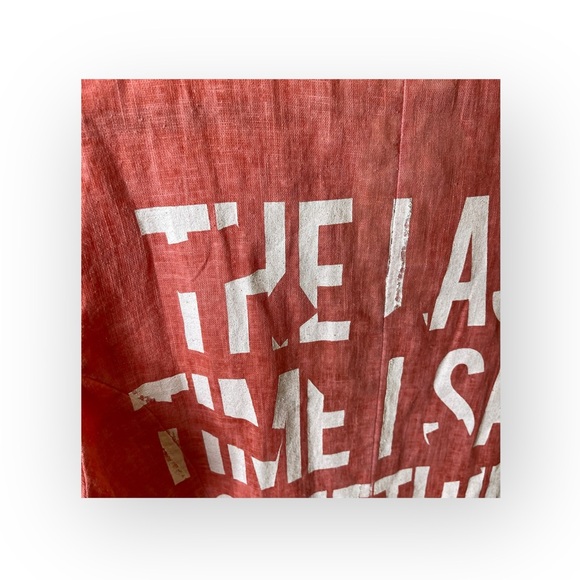 Made in Italy ❤︎︎ Trendy Graffiti Print Waterfall Jacket ❤︎︎ Red Orange S M L - Picture 10 of 16